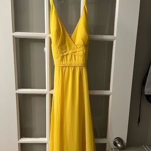 NWT! Bright yellow dress. Small tear under armpit, easily fixed!!